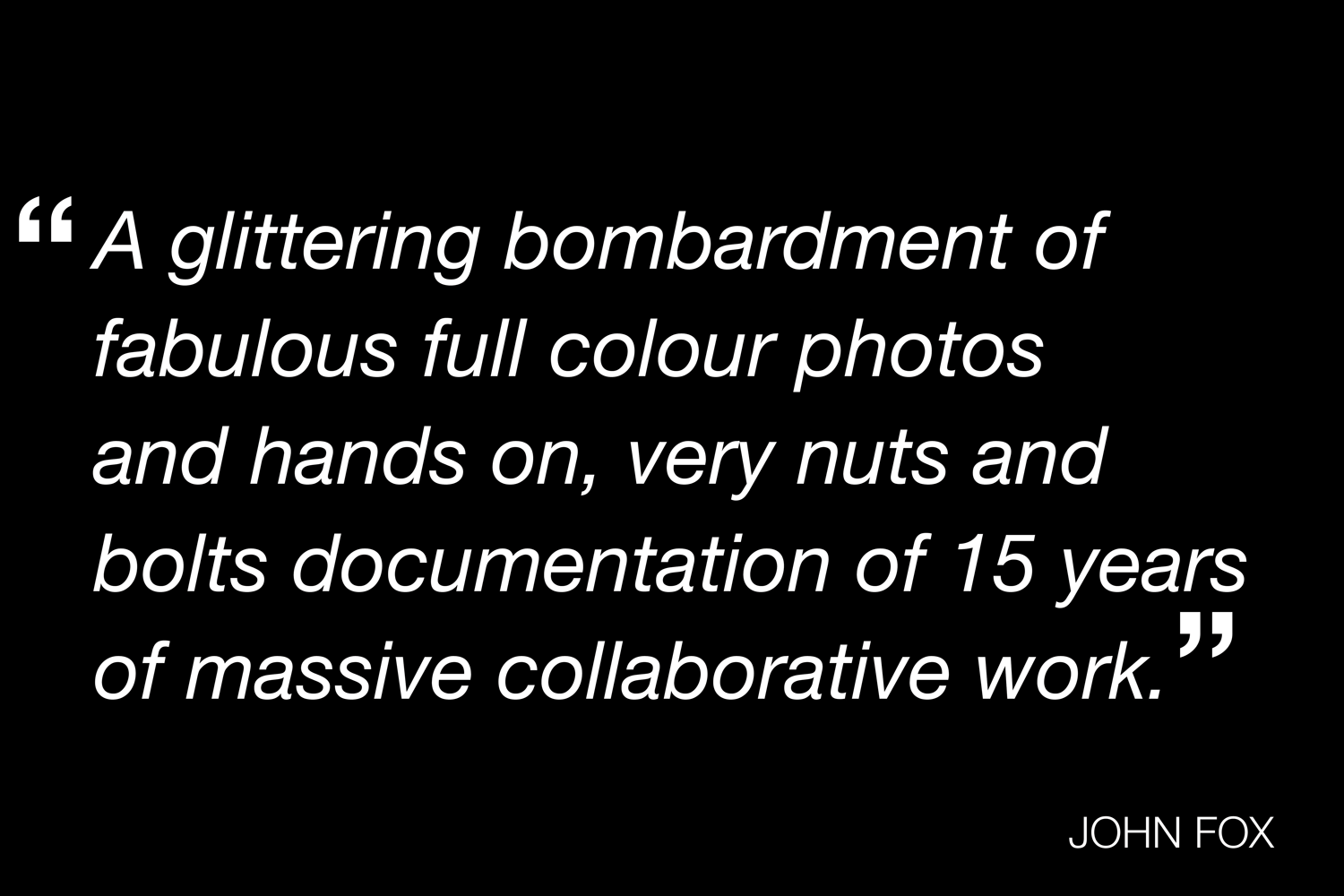 A Quote From John Fox